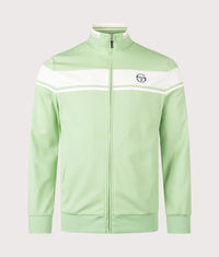 Damarindo Track Top: 295 Quiet Green/Gardenia 