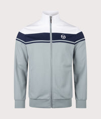 Damarindo Track Top: 326 White/Maritime Blue/Lead 