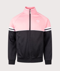 Orion Track Top: 163 Geranium Pink/Black/White 