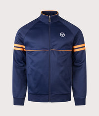 Orion Track Top: 203 Maritime Blue/Orange Pepper 