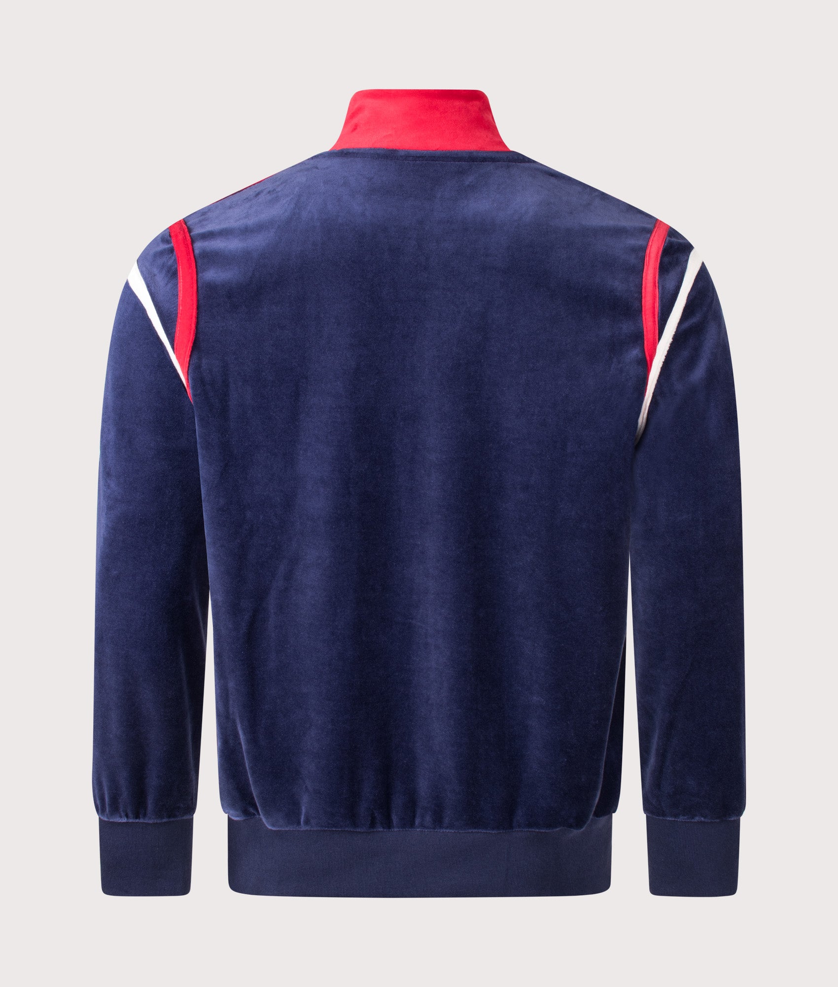 Gabriele Track Top in Fila Navy/Gardenia/Fila Red by FILA. Shot by EQVVS. Back Shot.