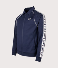 Slim Fit Sarto Track Top: 225 Maritime Blue 