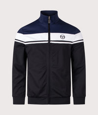 Slim Fit Damarindo Track Top: 466 Maritime Blue/White/Black 
