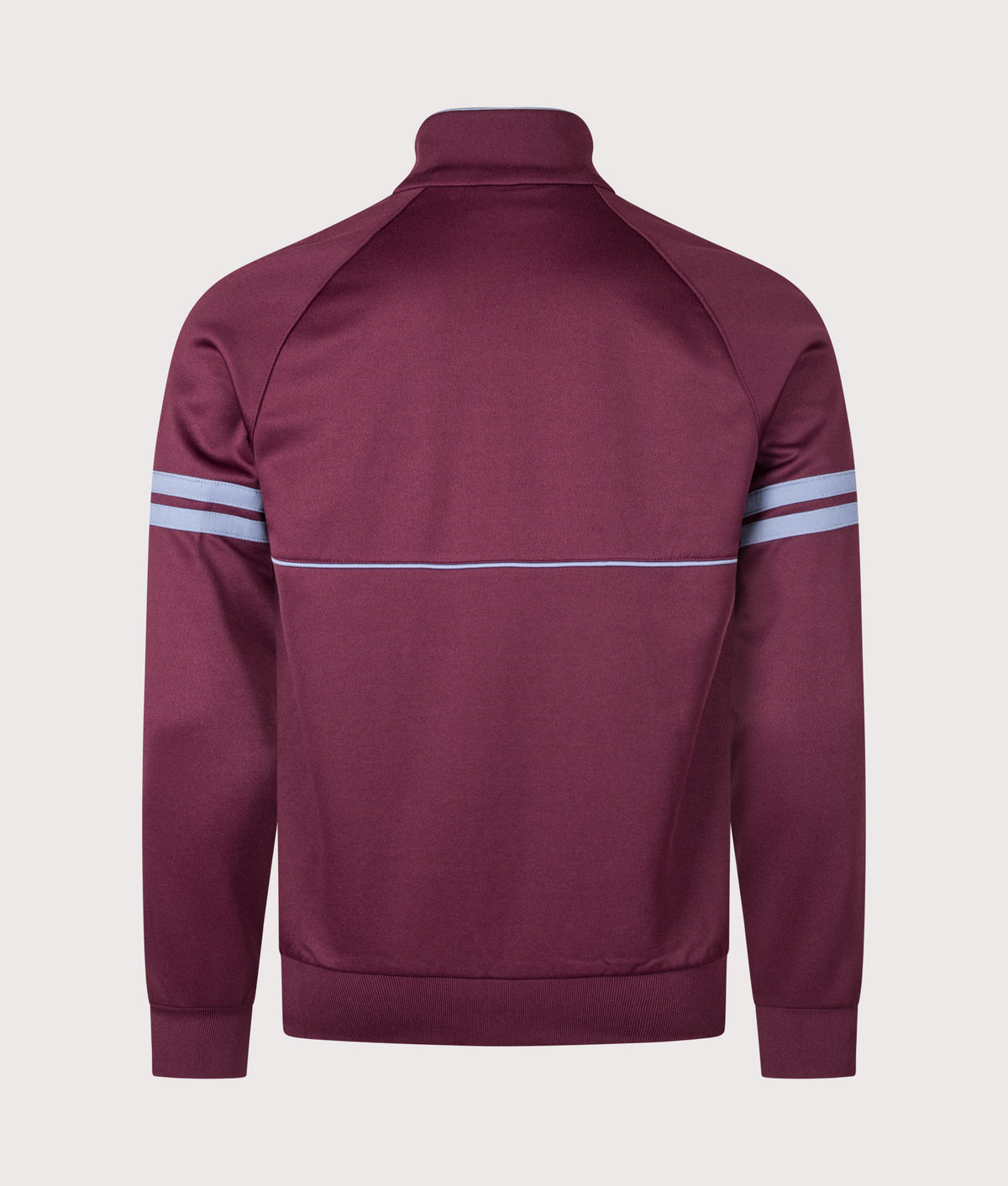 Sergio Tacchini Orion Track Top in Fig/Country Blue at EQVVS Menswear. Back shot.