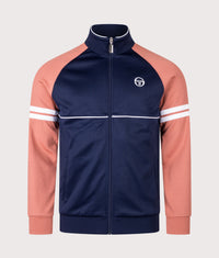 Orion Track Jacket: 562 Maritime Blue/Light Mahogany/White 