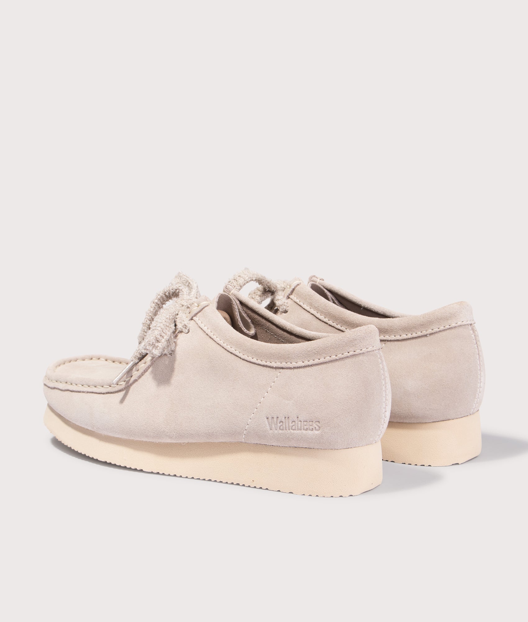 Wallabee. Shot by EQVVS. Flat back shot.