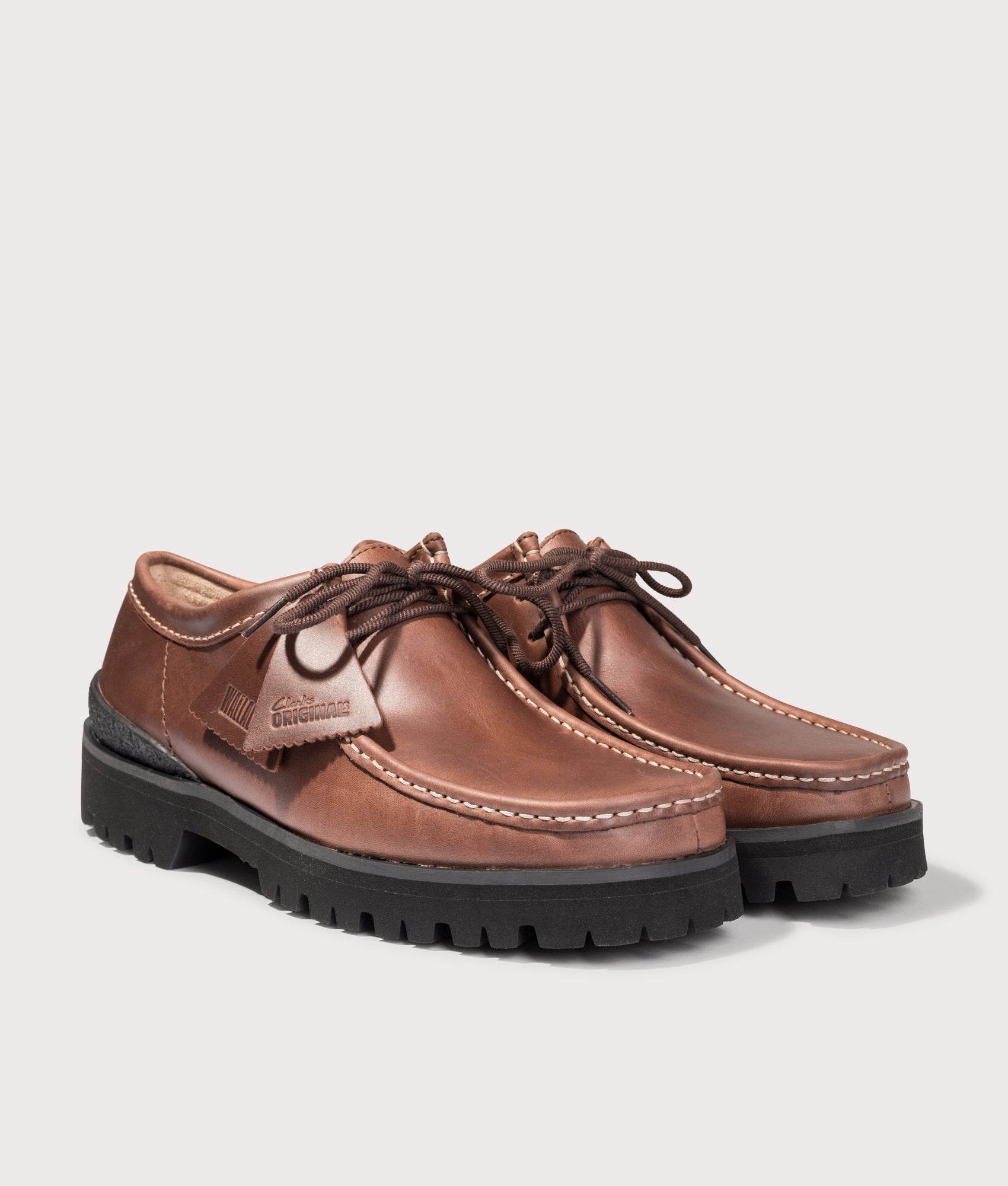 Walla Yukoner Shoes in Brown Leather | Clarks Originals | EQVVS