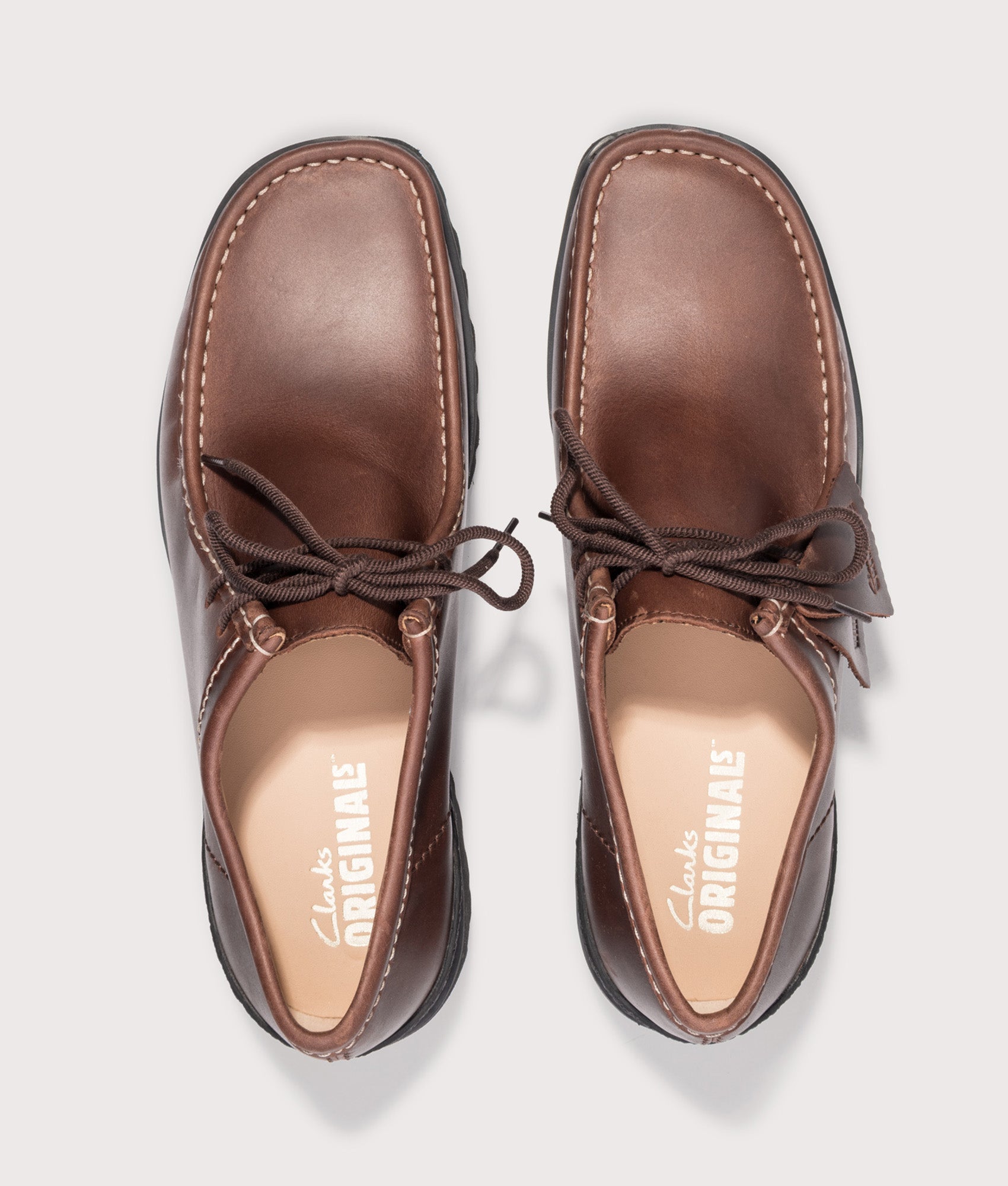 Walla Yukoner Shoes in Brown Leather | Clarks Originals | EQVVS