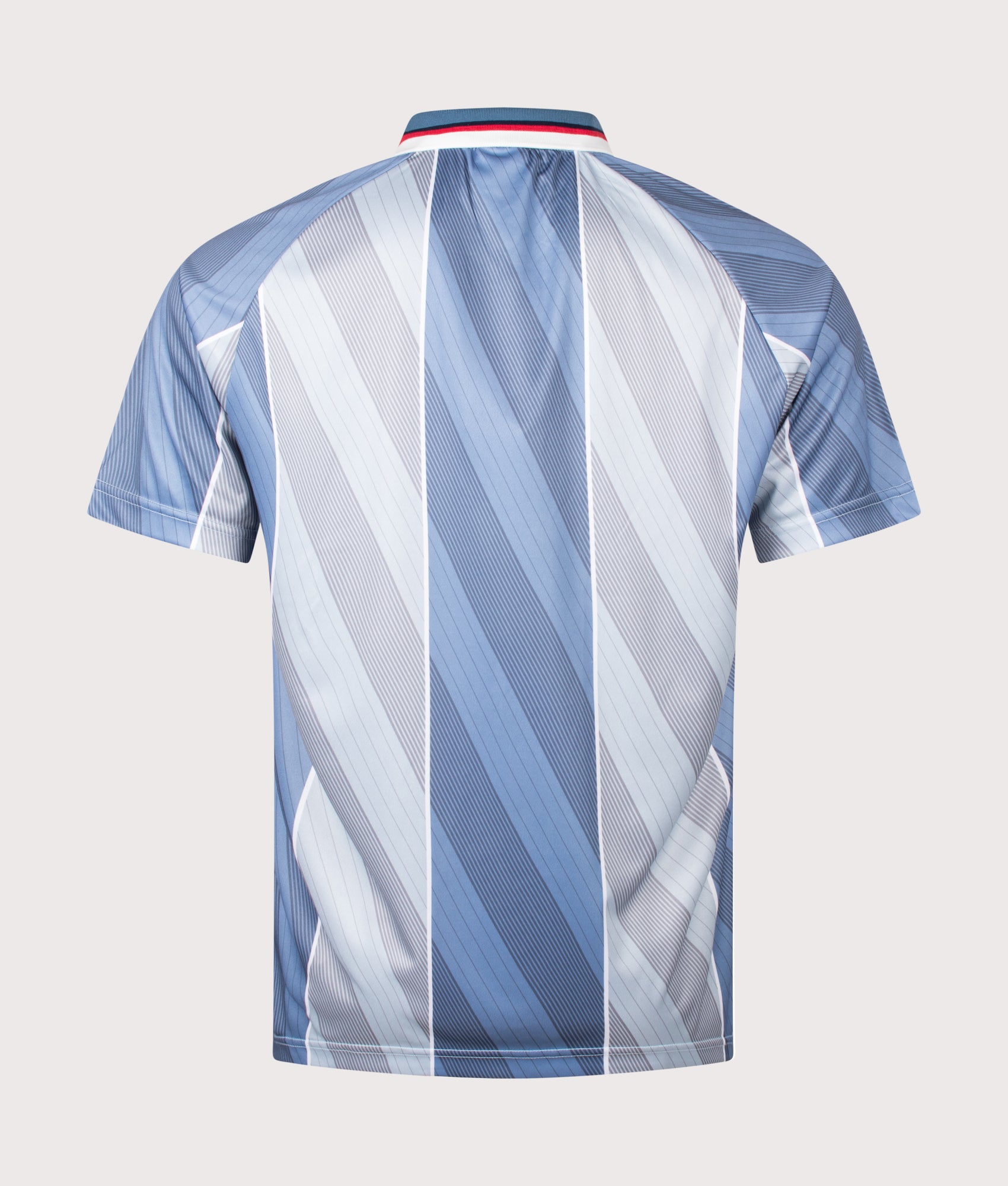 Umbro Away Football Jersey in Grey at EQVVS Menswear. Back shot.