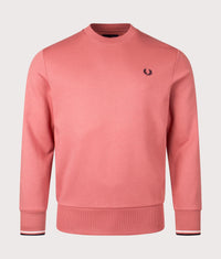 Crew Neck Sweatshirt: X90 Putty Pink 