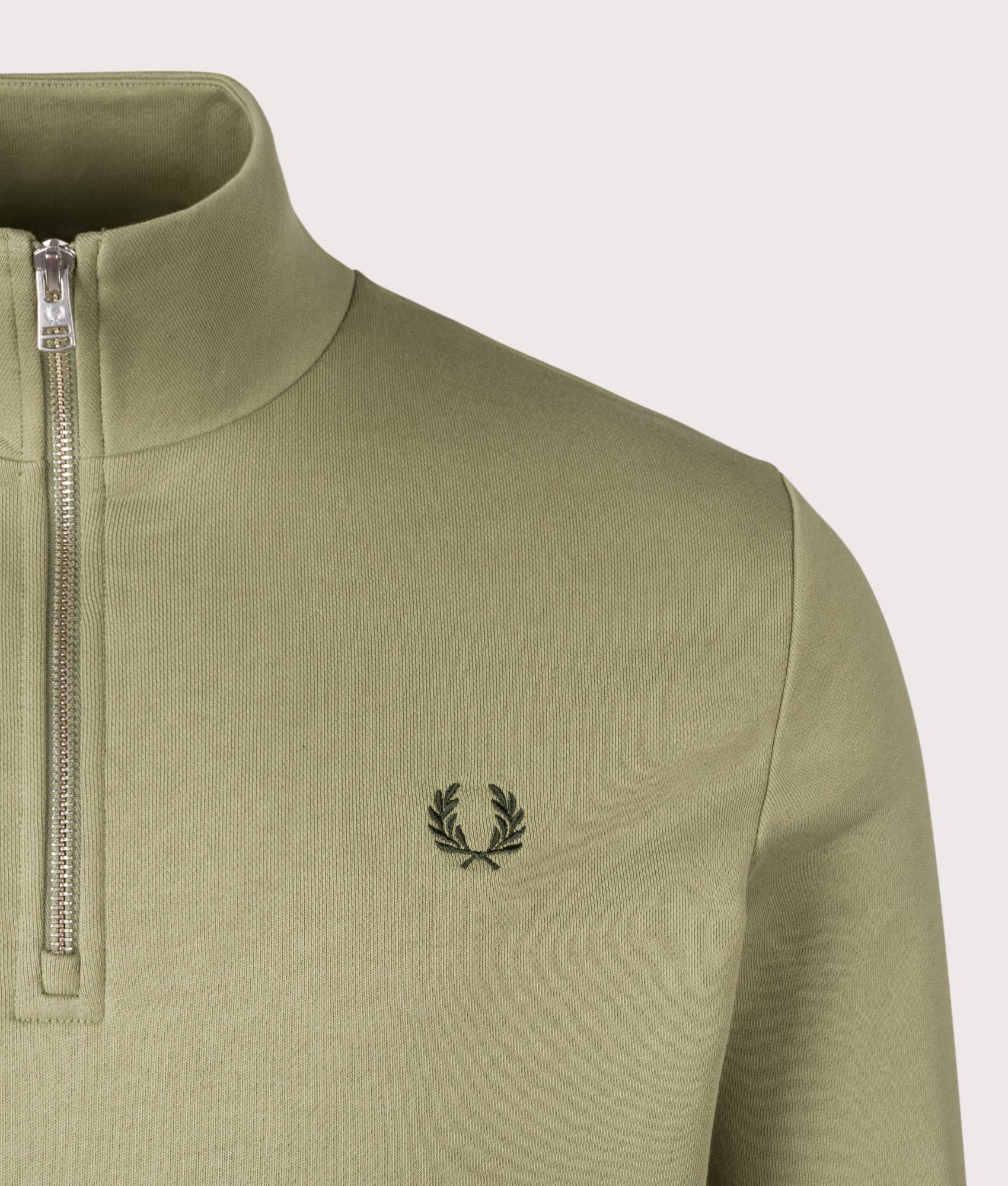 Quarter Zip Sweatshirt. Shot by EQVVS. Detail shot.