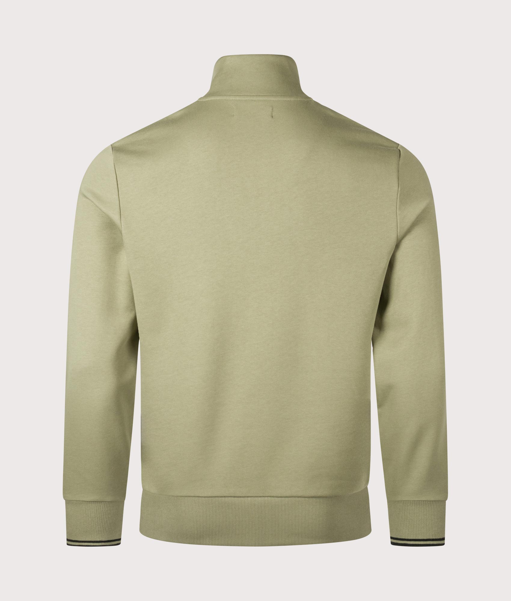 Quarter Zip Sweatshirt. Shot by EQVVS. Back shot.