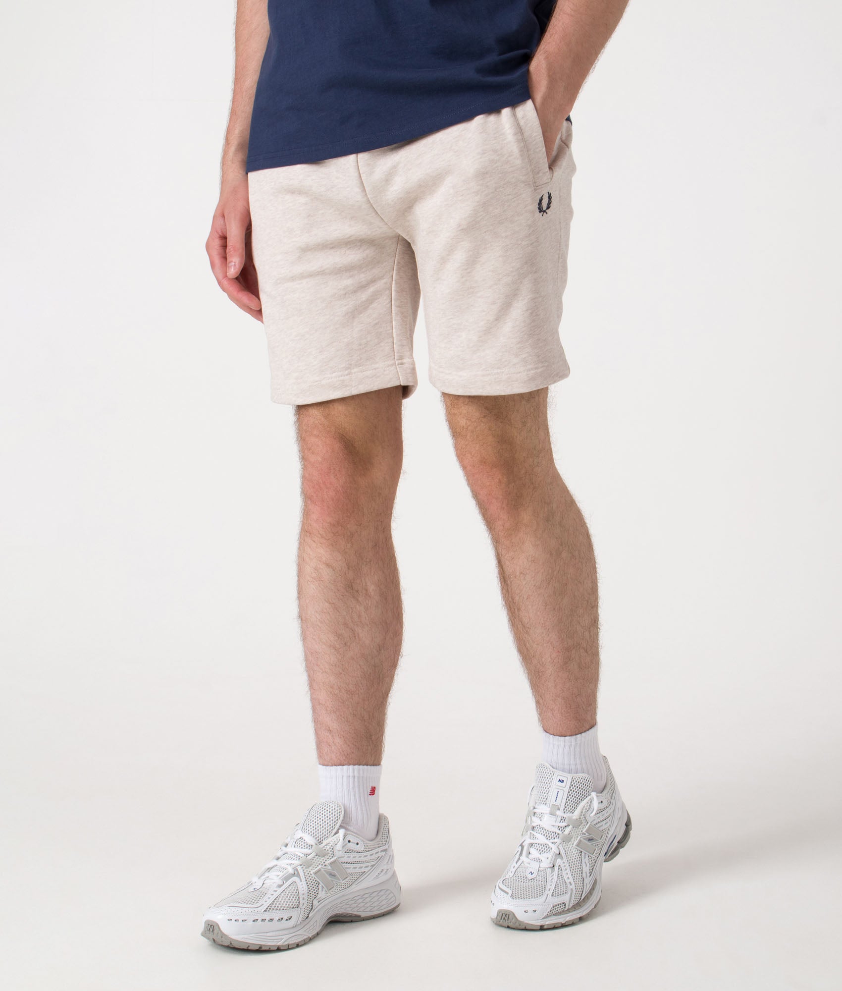 Classic Sweat Shorts. Shot by EQVVS. Side model shot.