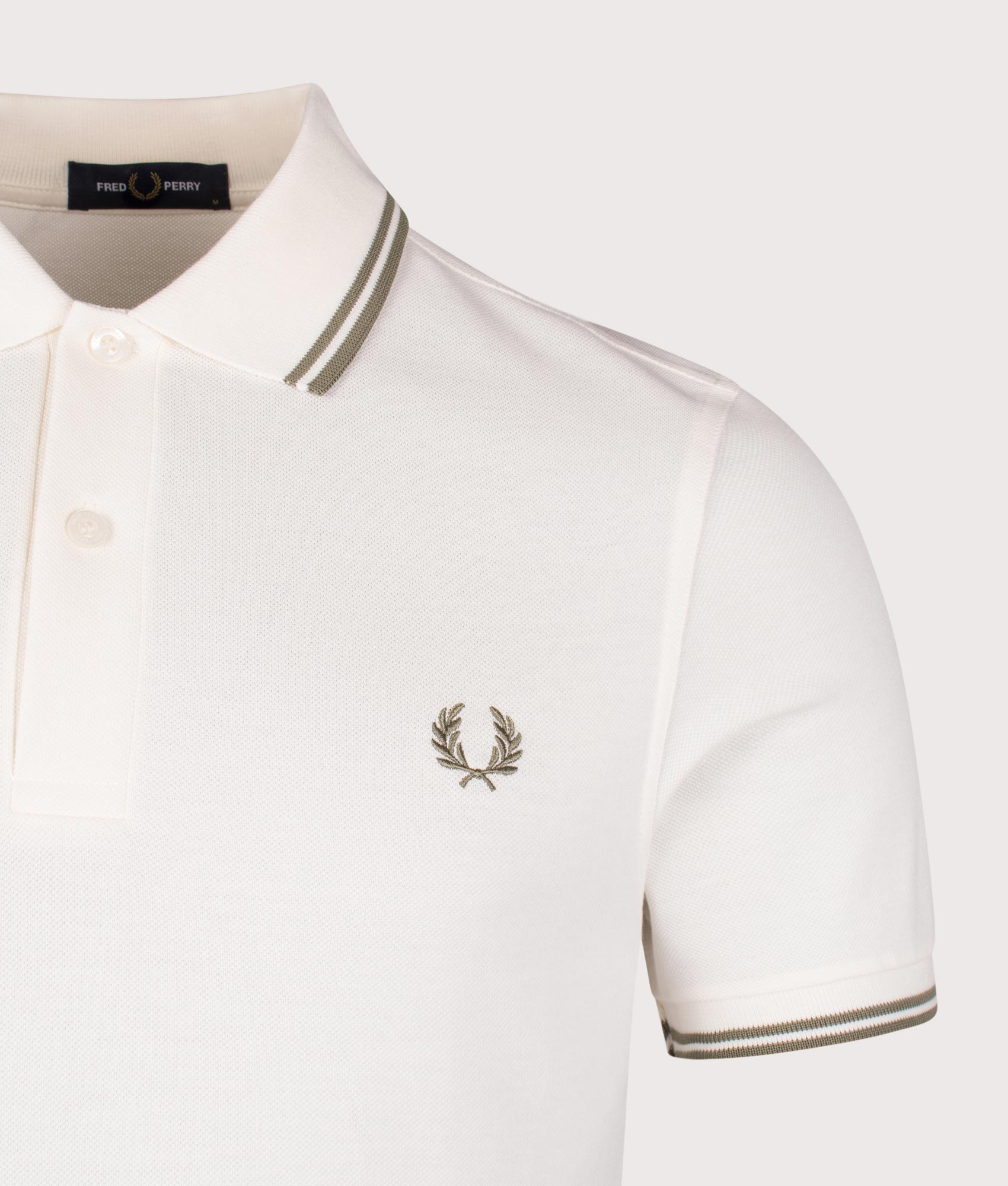 Twin Tipped Fred Perry Polo Shirt. Shot by EQVVS. Detail Shot.