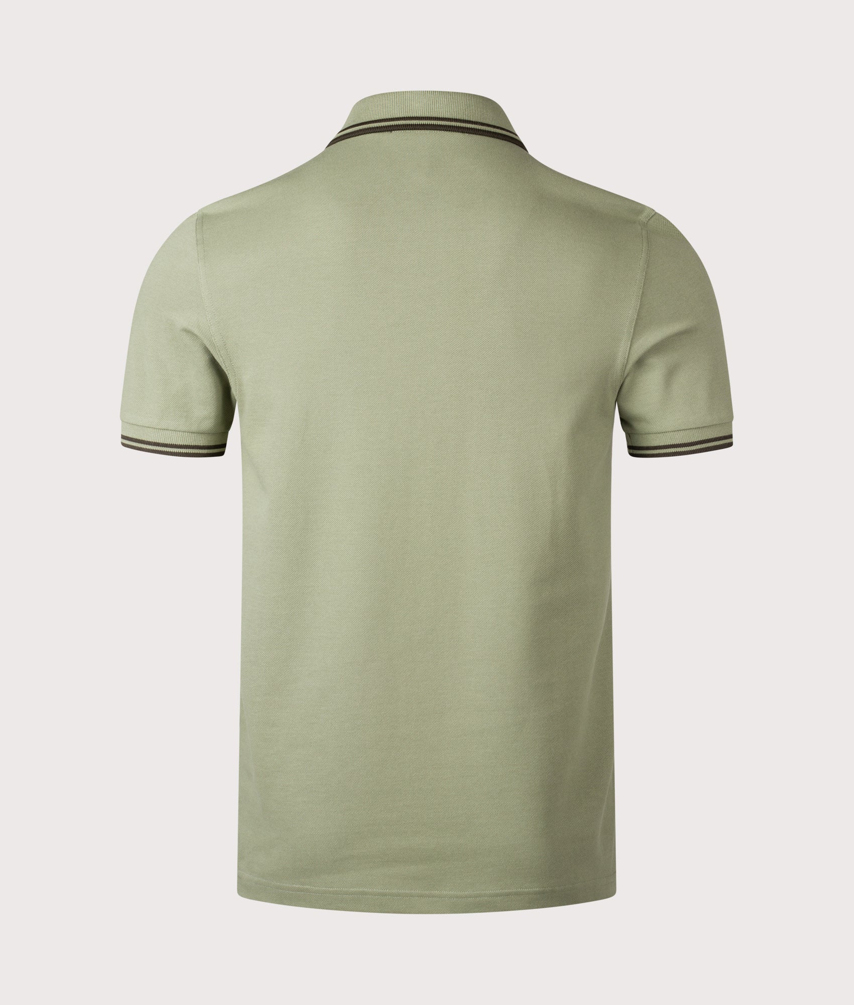 Twin Tipped Fred Perry Polo Shirt. Shot by EQVVS. Back shot.