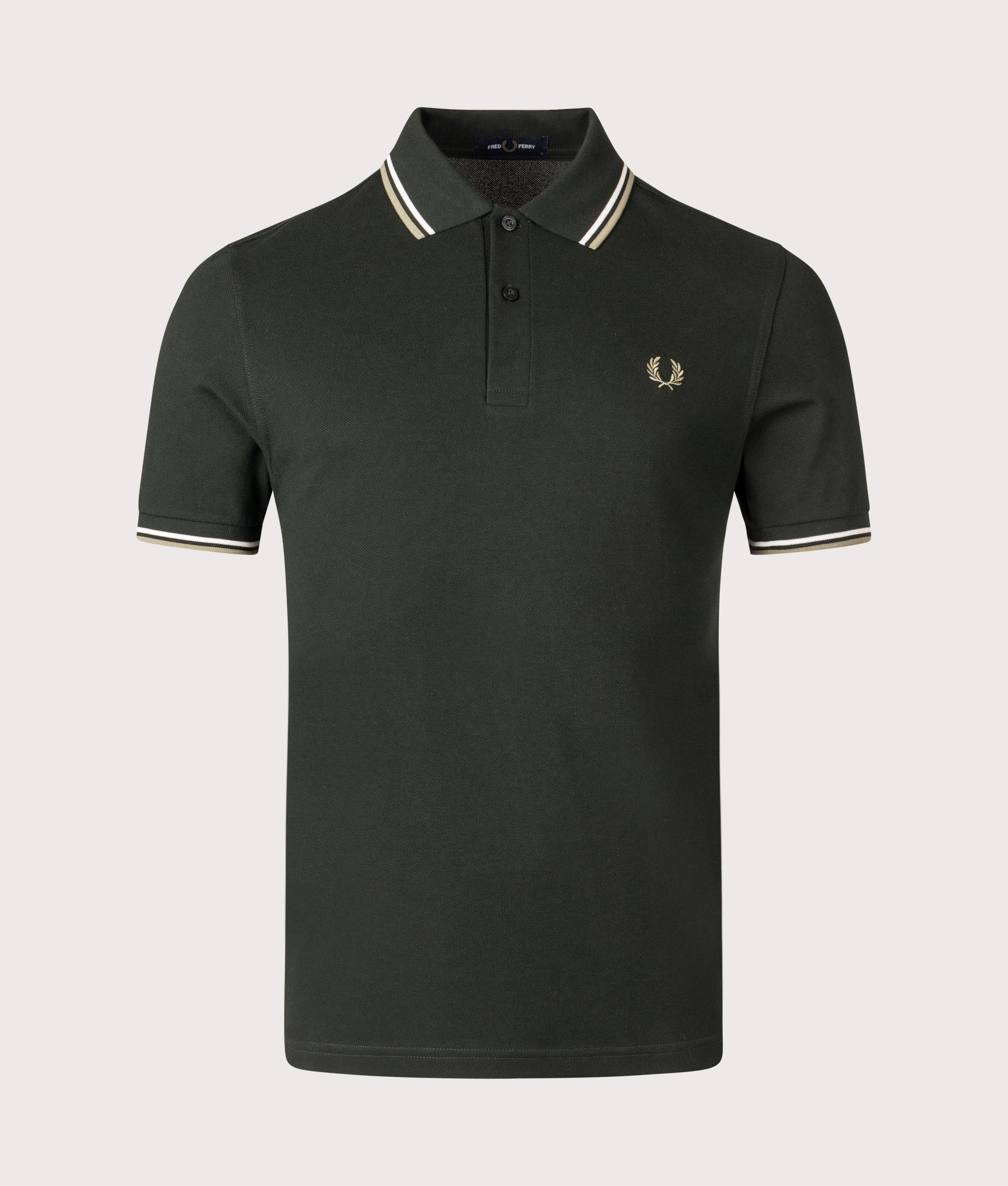 Twin Tipped Fred Perry Polo Shirt. Shot by EQVVS. Front shot