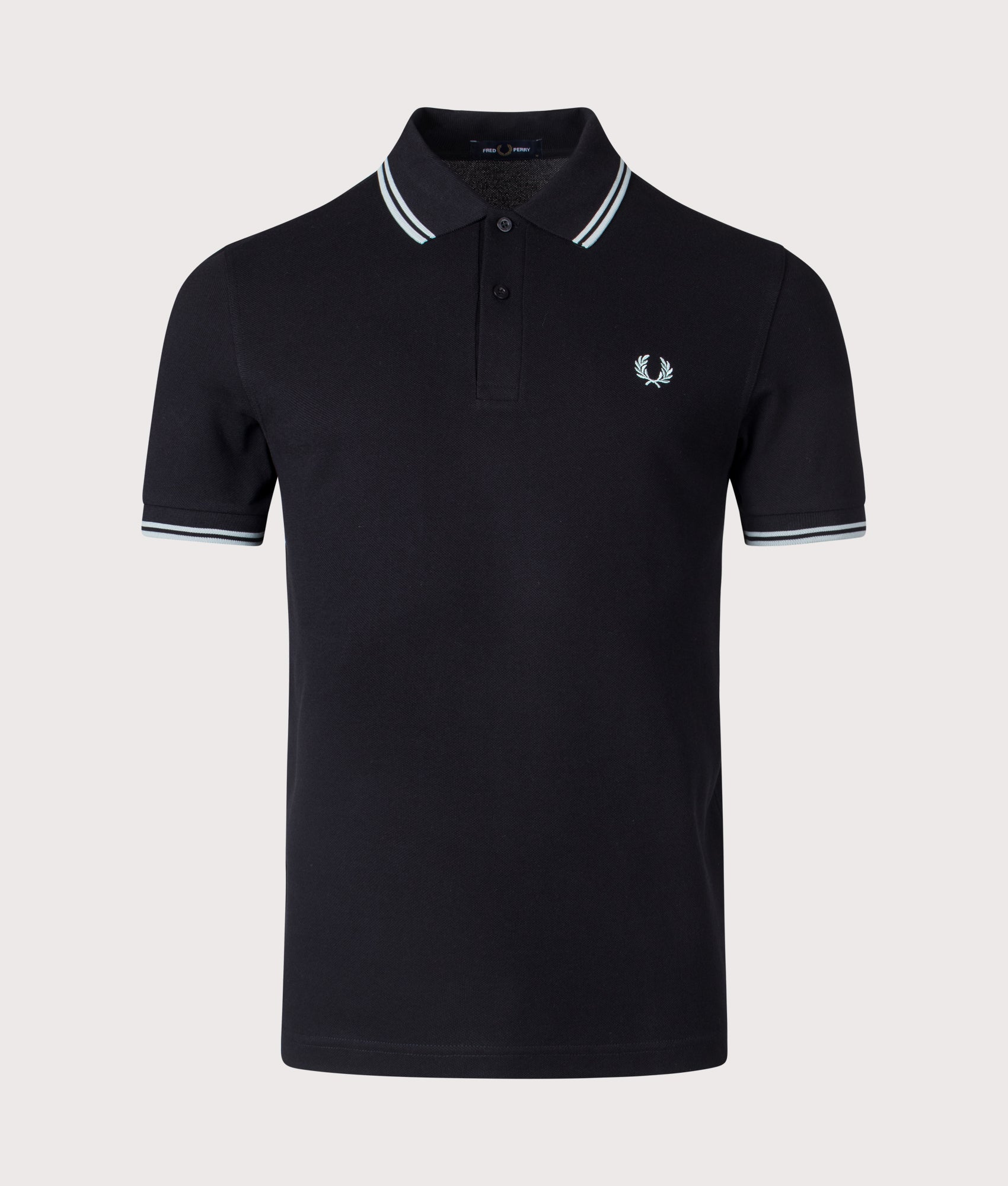Twin Tipped Fred Perry Polo Shirt. Shot by EQVVS. Front shot 