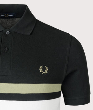 Panelled Polo Shirt. Shot by EQVVS. Detail shot.