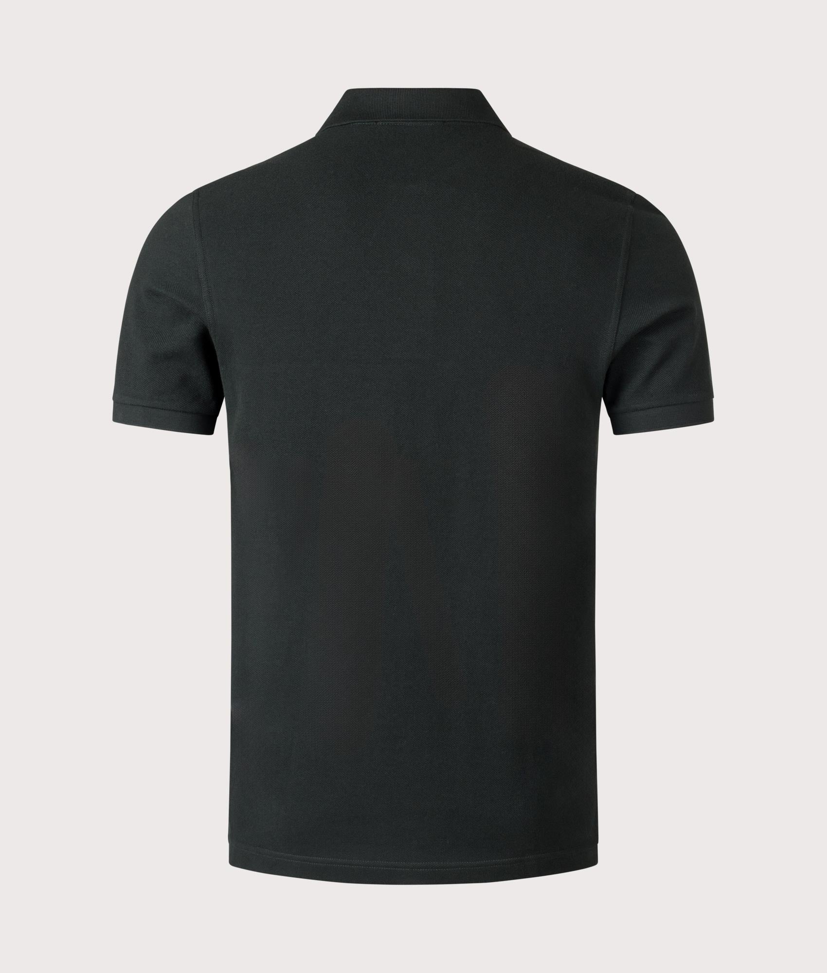 Panelled Polo Shirt. Shot by EQVVS. Back shot.