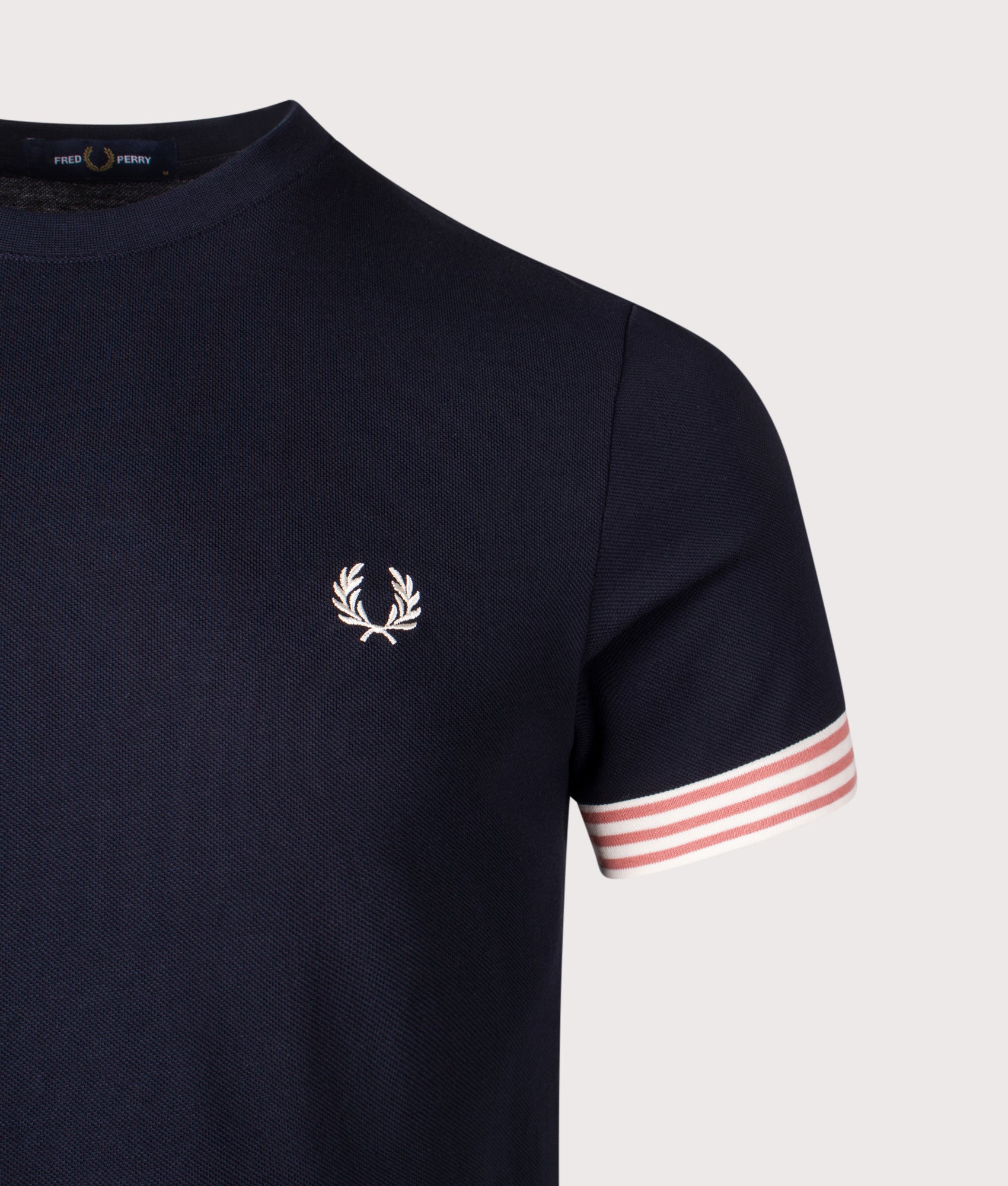 Striped Cuff T-Shirt. Shot by EQVVS> Detail shot.