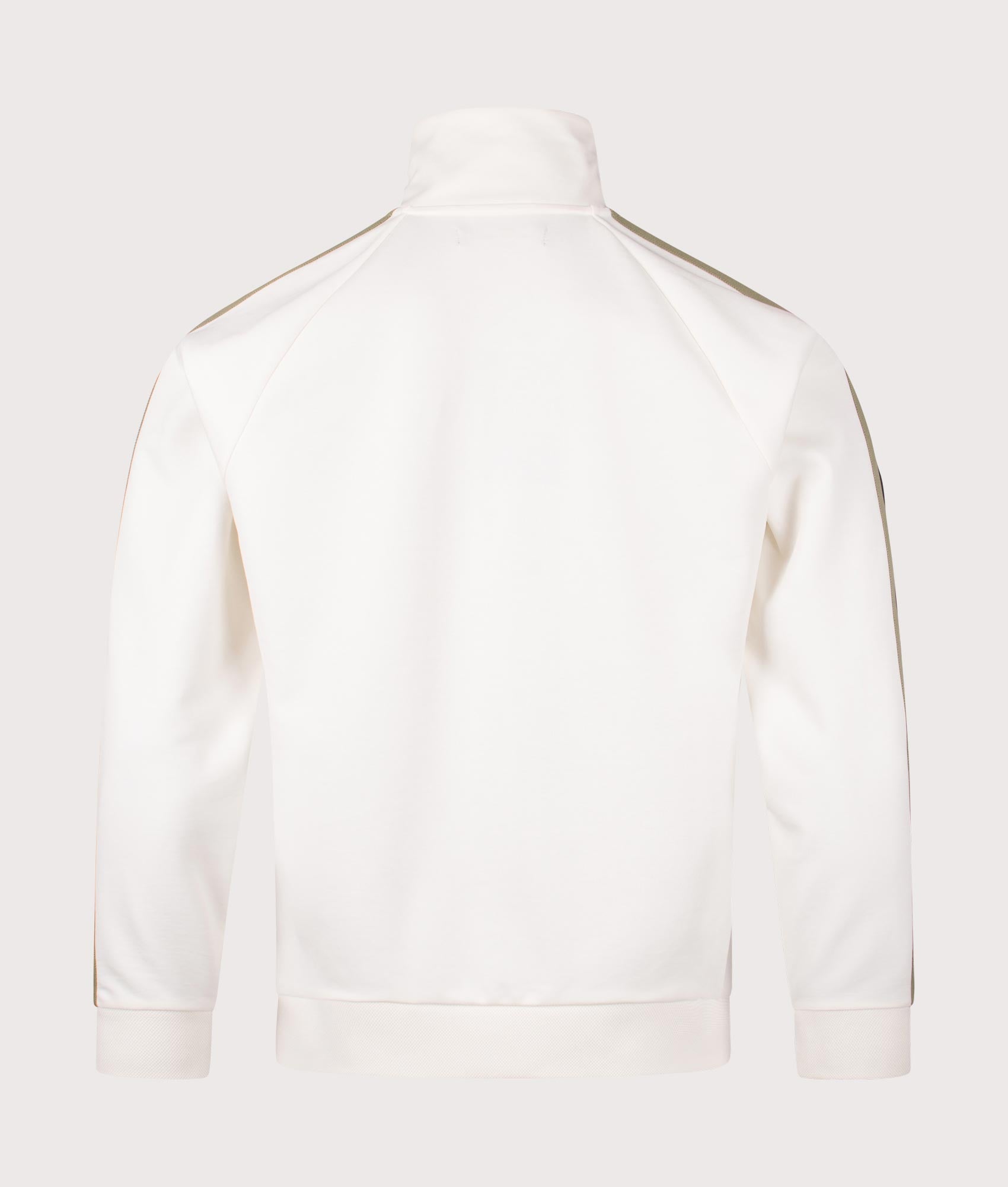 Two Colour Tape Track Jacket. Shot by EQVVS. Back shot.