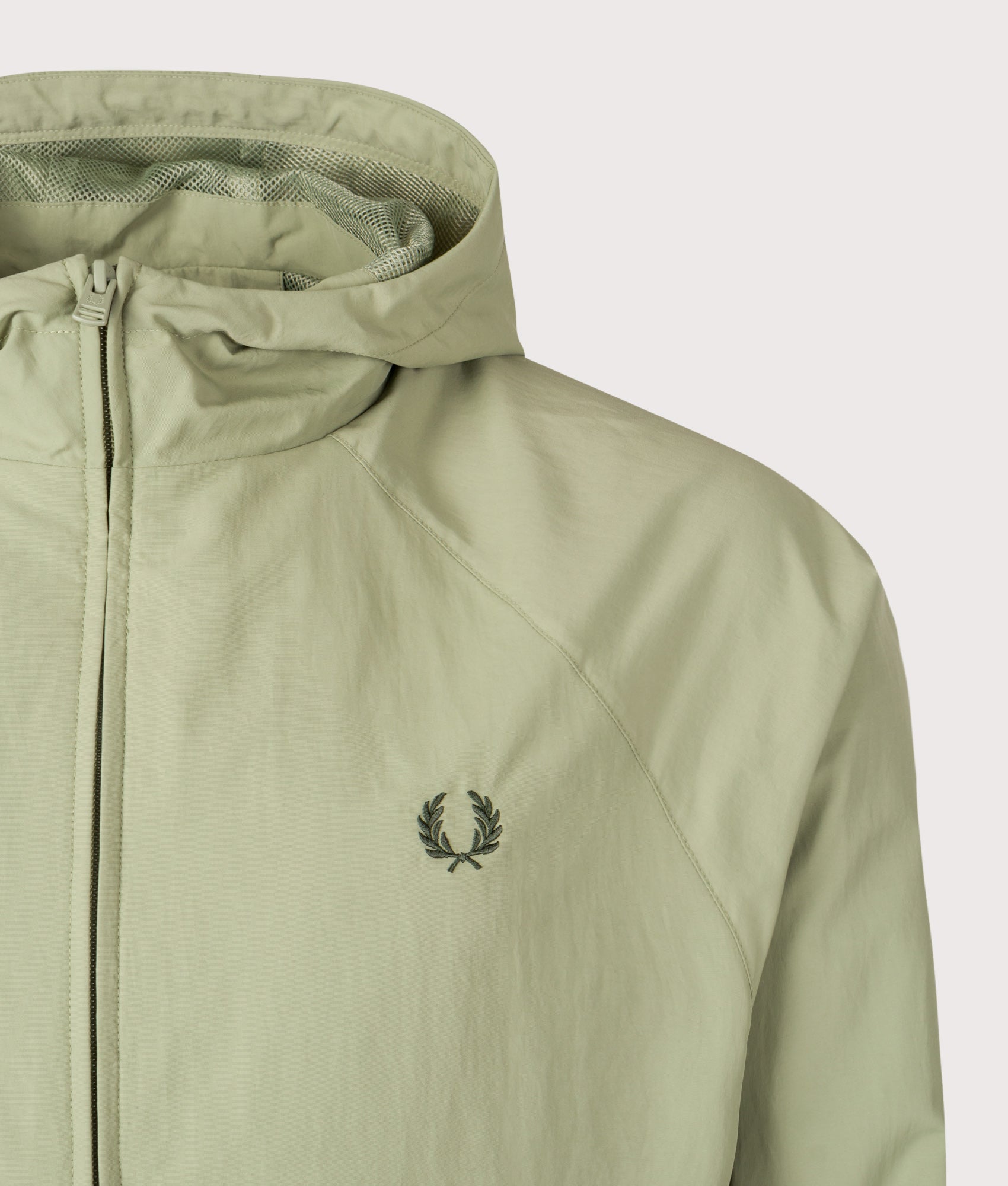 Taslan Hooded Shell Jacket. Shot by EQVVS. Detail Shot. 