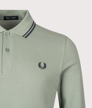 Long Sleeve Twin Tipped Polo Shirt. Shot by EQVVS. Detail shot.