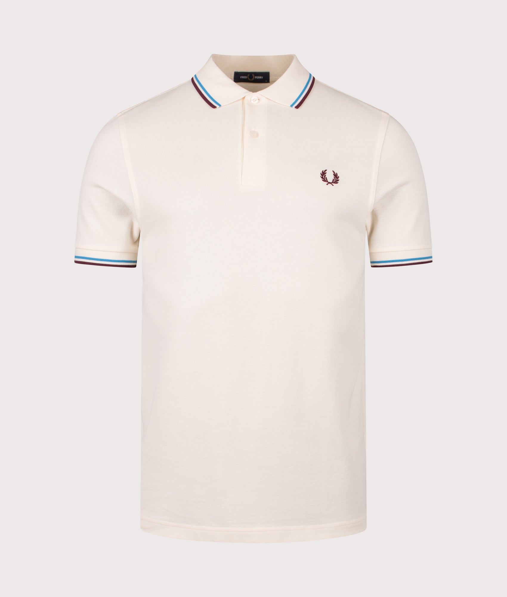 Twin Tipped Fred Perry Polo Shirt. Shot by EQVVS. Front shot.