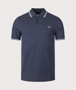 Twin Tipped Fred Perry Polo Shirt. Shot by EQVVS. Front shot.