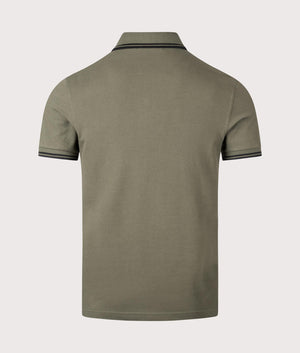 Twin Tipped Fred Perry Polo Shirt. Shot by EQVVS. Back shot.