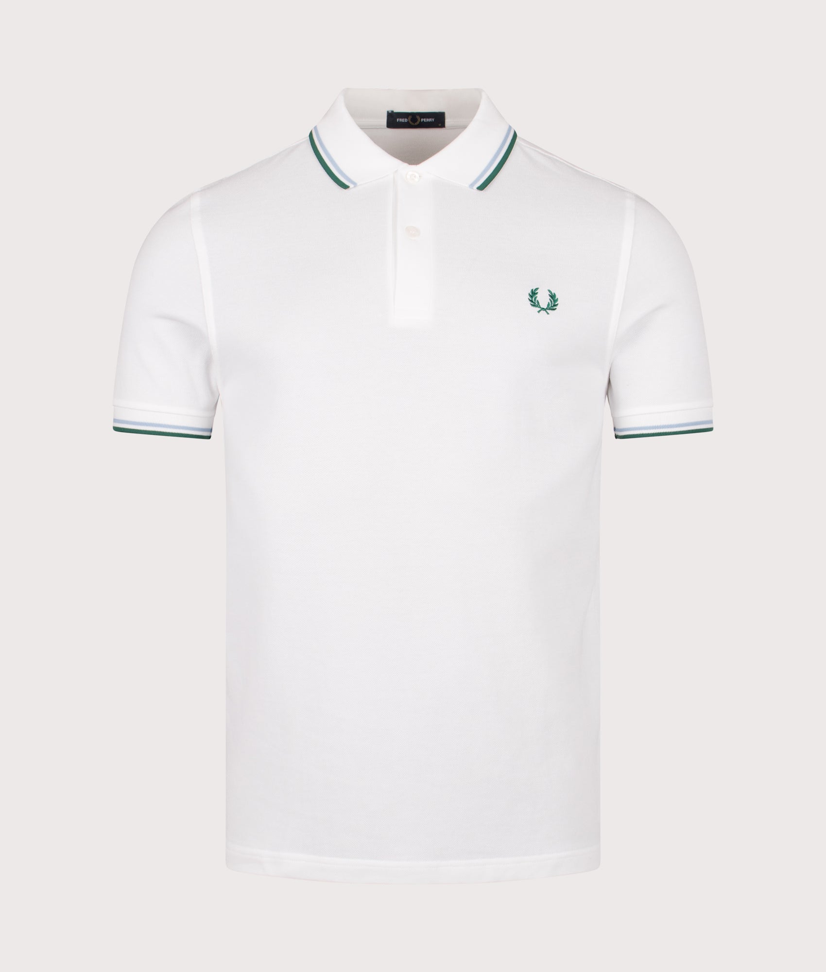 Twin Tipped Fred Perry Polo Shirt. Shot by EQVVS. Front shot.