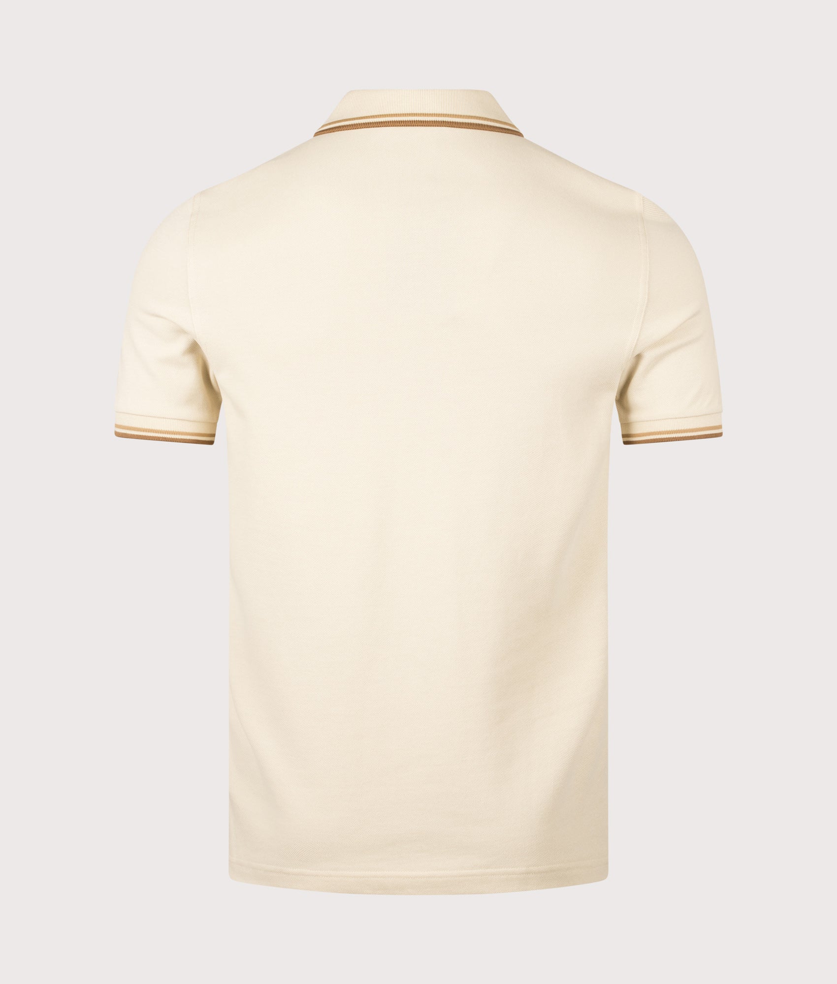 Twin Tipped Fred Perry Polo Shirt. Shot by EQVVS. Back shot.