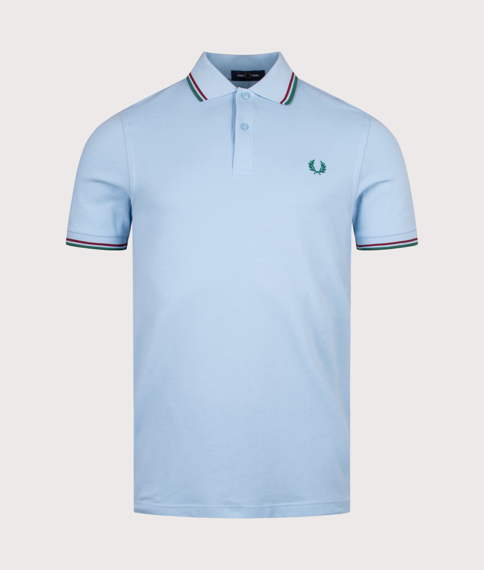 Twin Tipped Fred Perry Polo Shirt. Shot by EQVVS. Front shot.