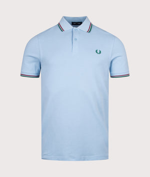 Twin Tipped Fred Perry Polo Shirt. Shot by EQVVS. Front shot.