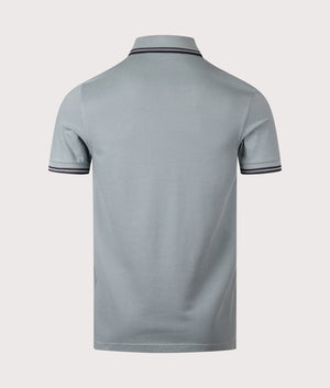Twin Tipped Fred Perry Polo Shirt. Shot by EQVVS. Back shot.