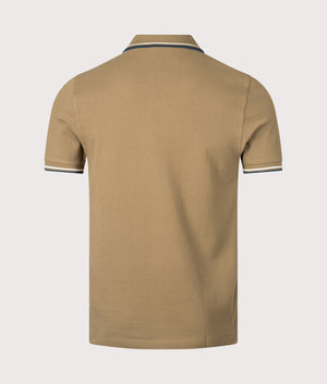 Twin Tipped Fred Perry Polo Shirt. Shot by EQVVS. Back shot.