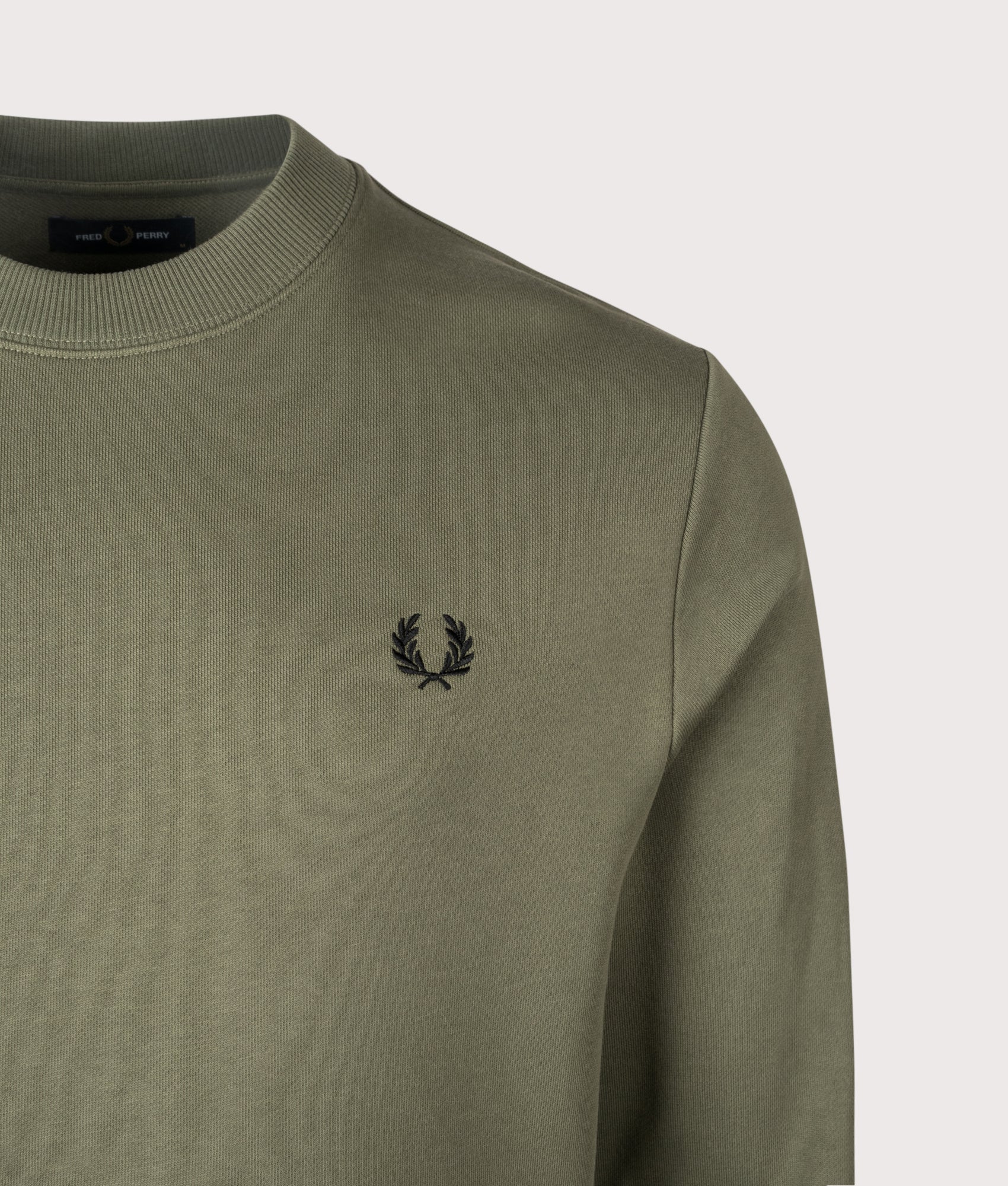 Crew Neck Sweatshirt. Shot by EQVVS> Detail shot.