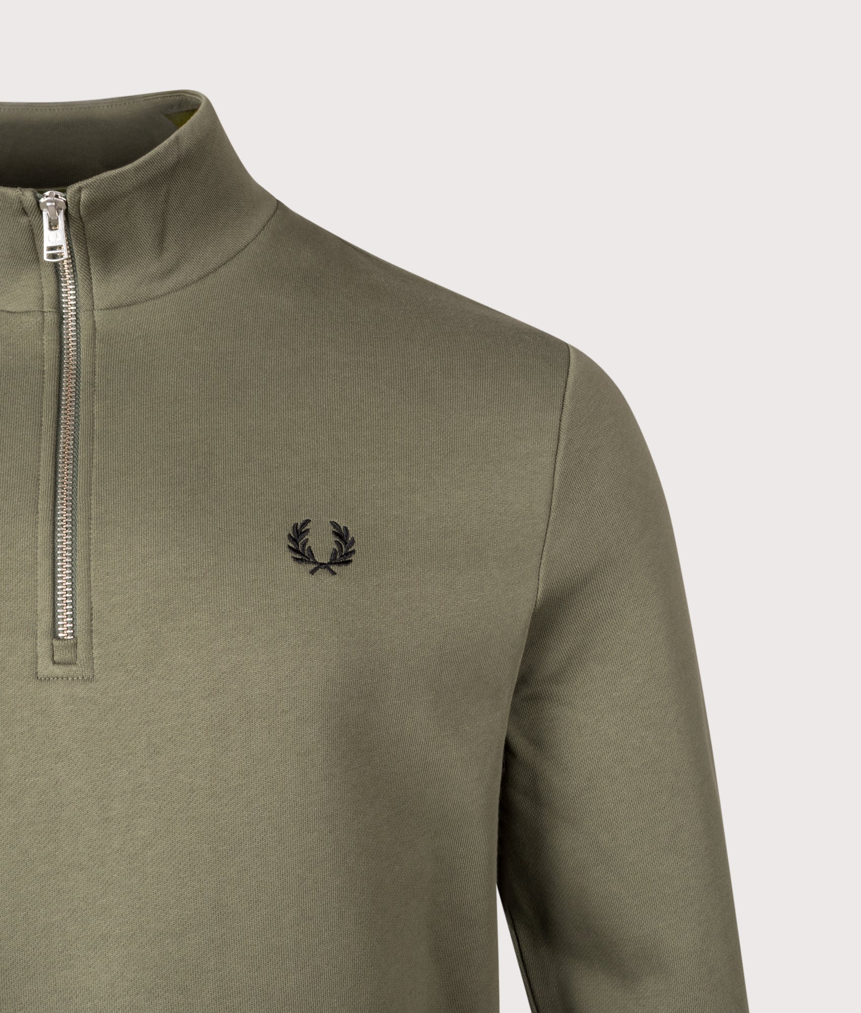 Quarter Zip Sweatshirt. Shot by EQVVS. Detail shot.