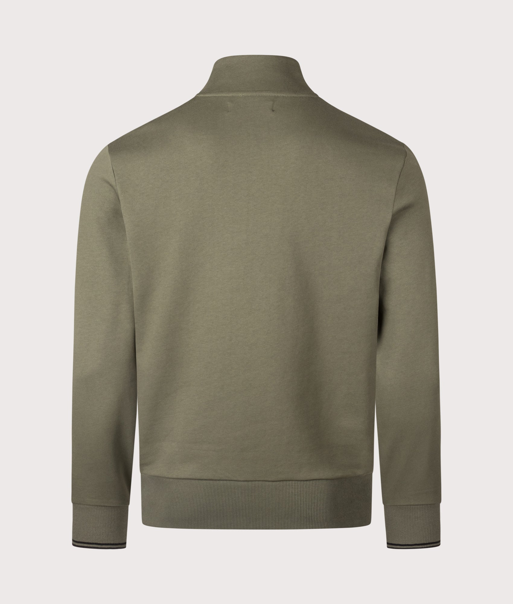 Quarter Zip Sweatshirt. Shot by EQVVS. Back shot.