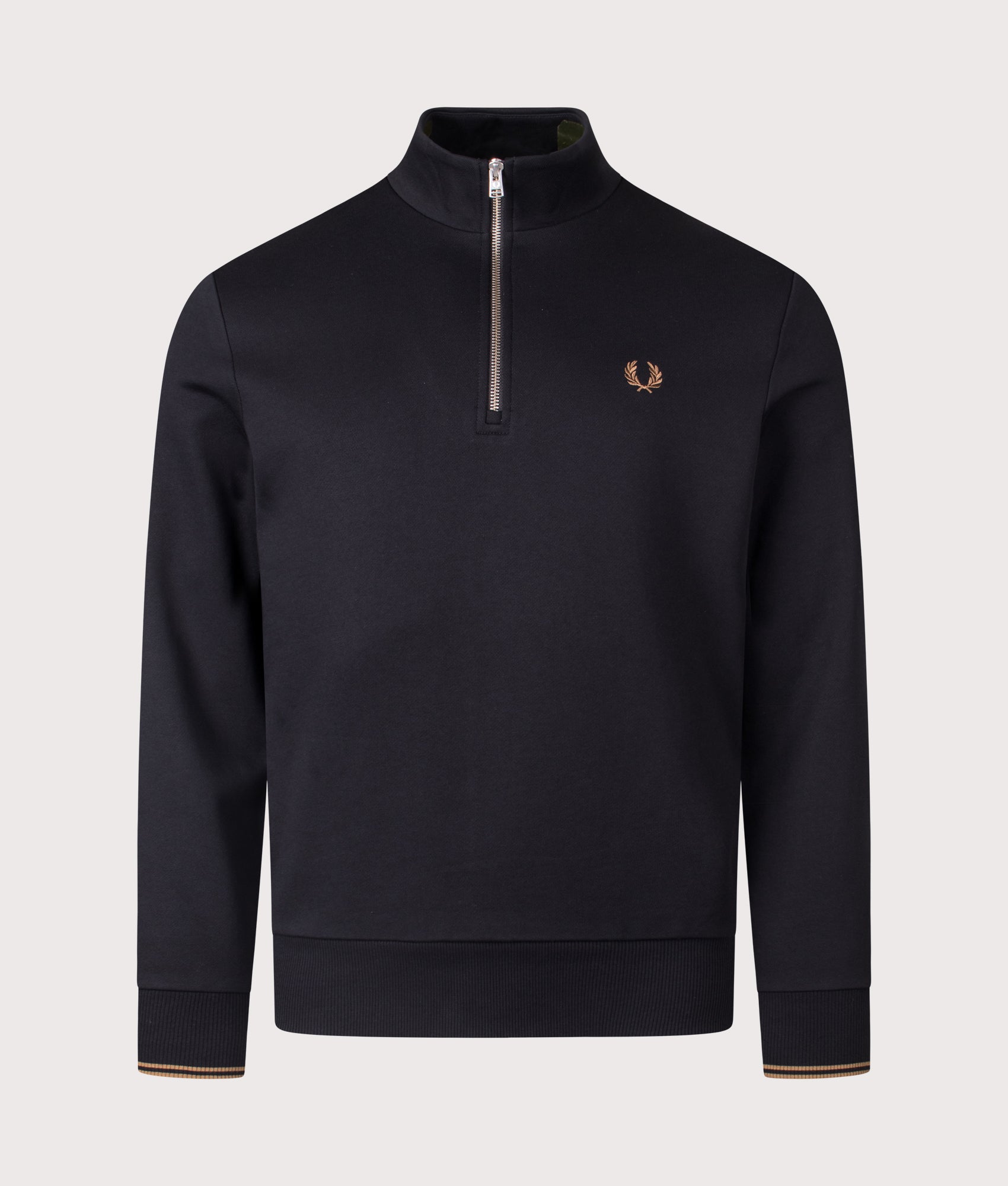 Quarter Zip Sweatshirt. Shot by EQVVS. Front shot.