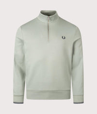 Quarter Zip Sweatshirt: Z49 Bayleaf/Dark Airforce/Tennis Blue 