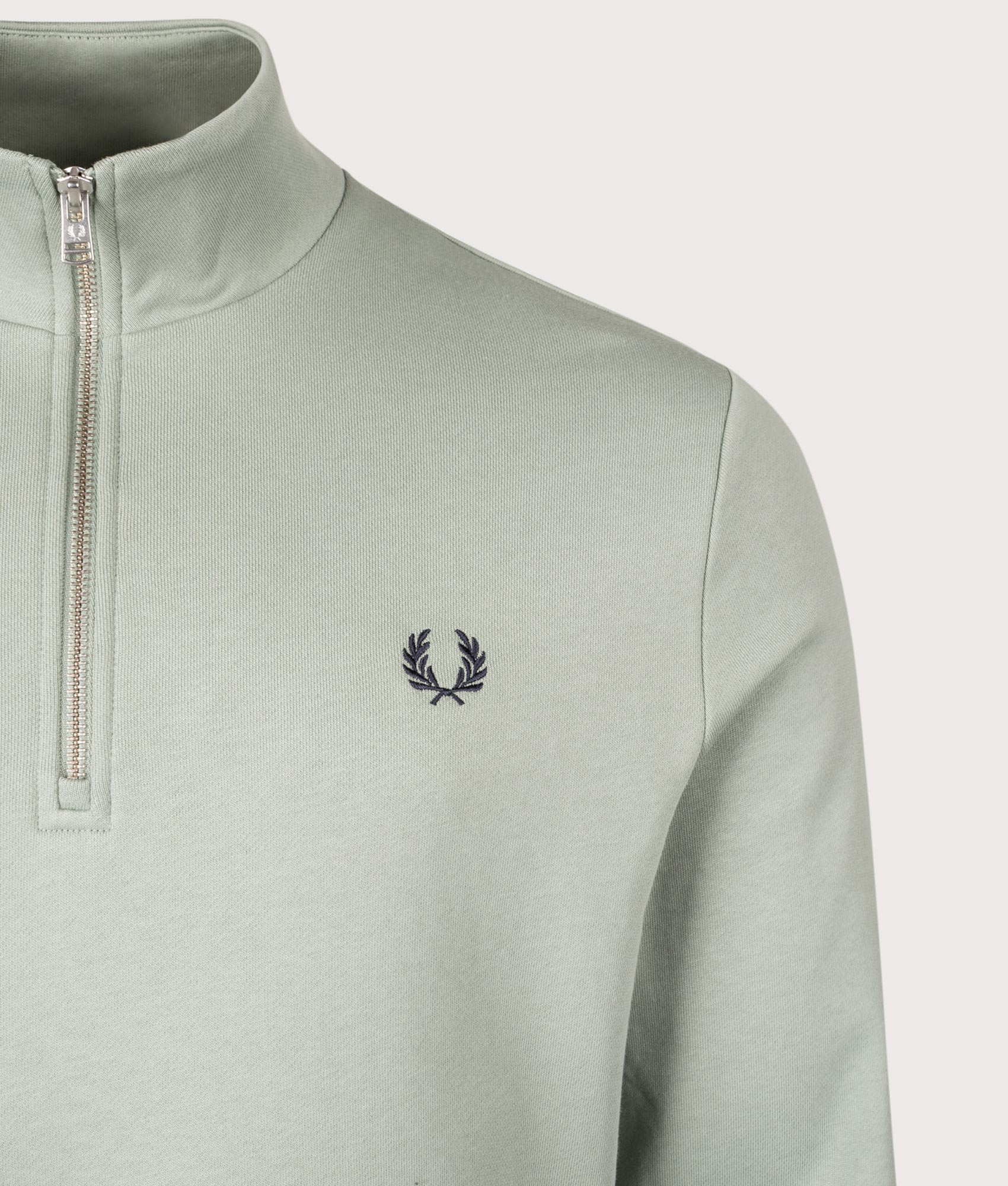 Quarter Zip Sweatshirt. Shot by EQVVS. Detail shot.