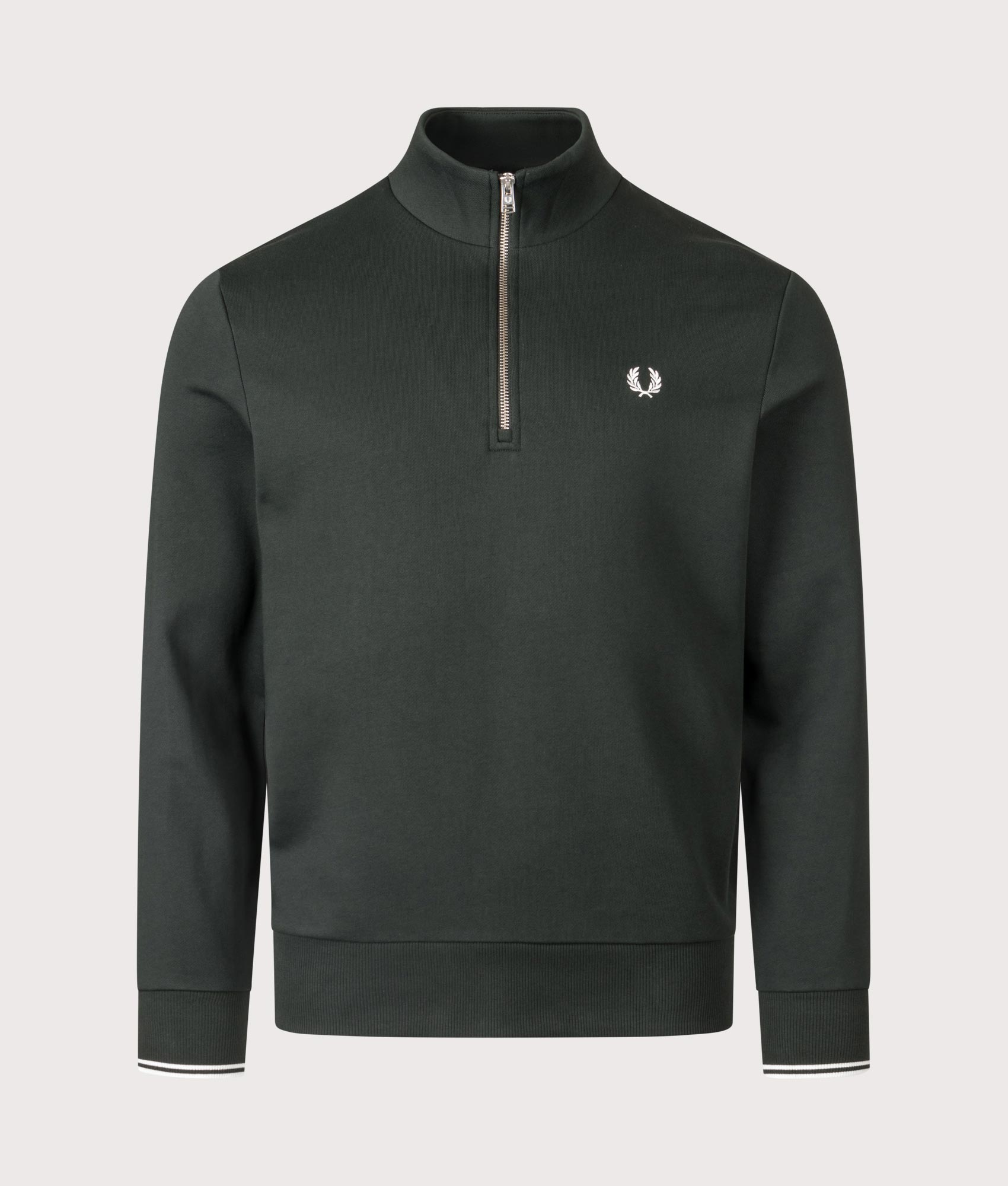 Quarter Zip Sweatshirt. Shot by EQVVS. Front shot.