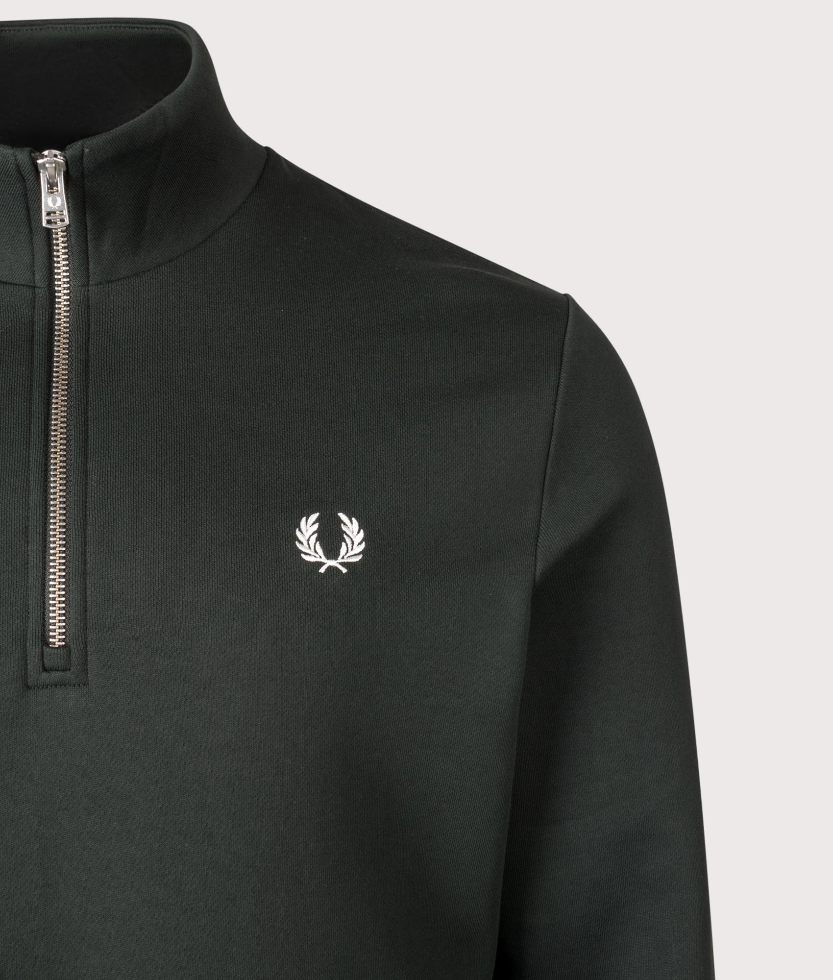 Quarter Zip Sweatshirt. Shot by EQVVS. Detail shot.
