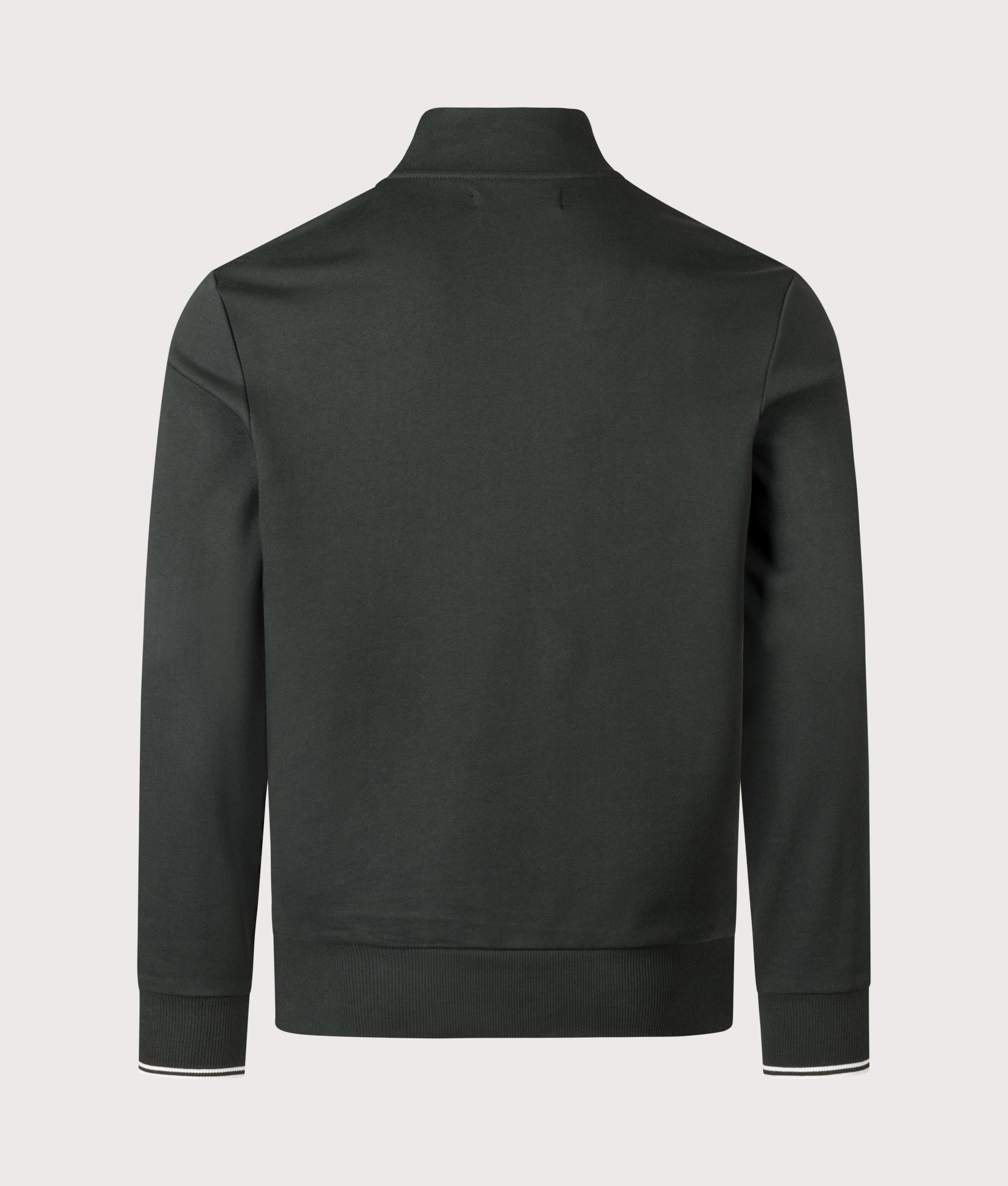 Quarter Zip Sweatshirt. Shot by EQVVS. Back shot.