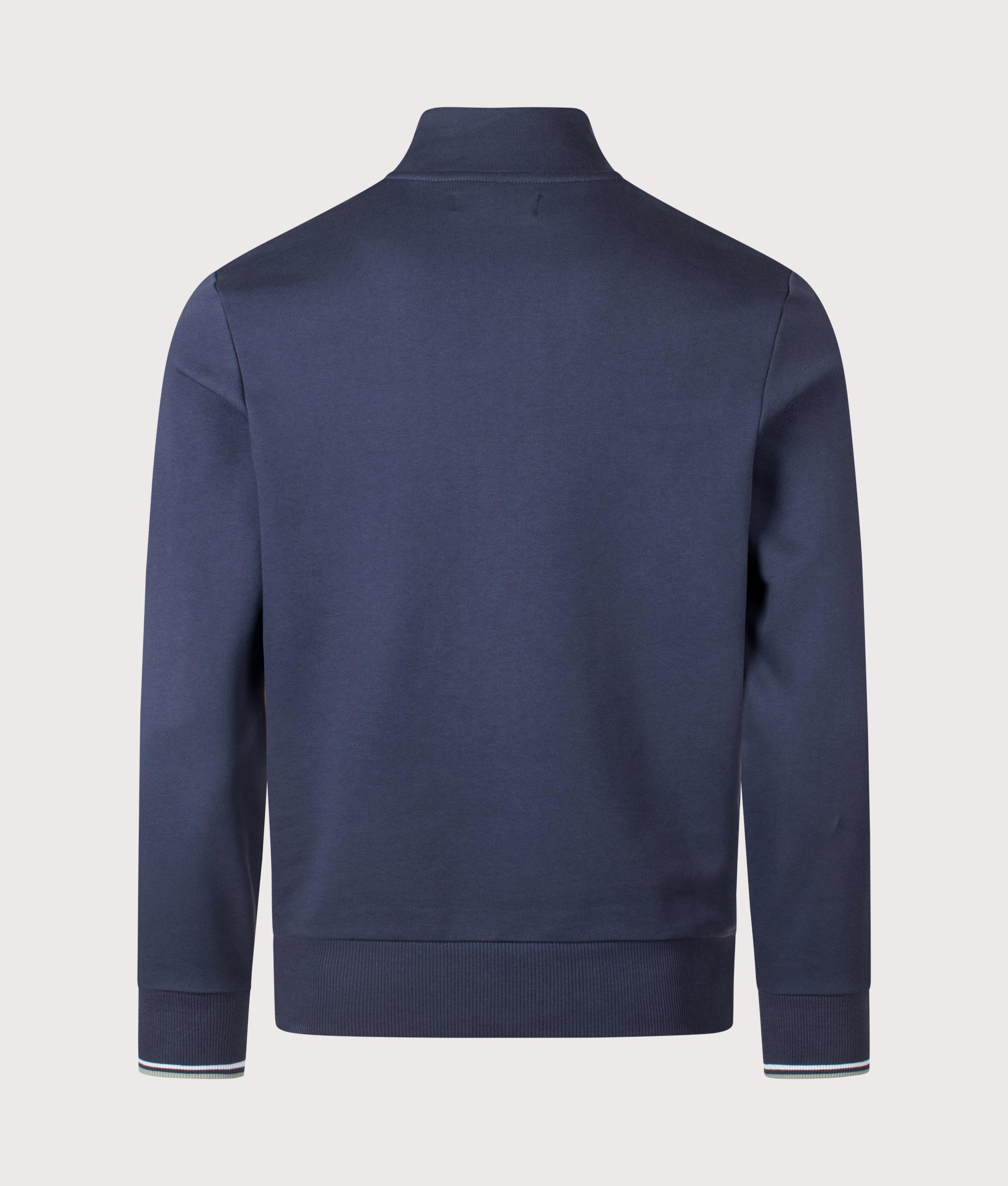 Quarter Zip Sweatshirt. Shot by EQVVS. Back shot.