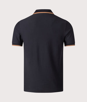 Crepe Pique Polo Shirt. Shot by EQVVS. Back shot.