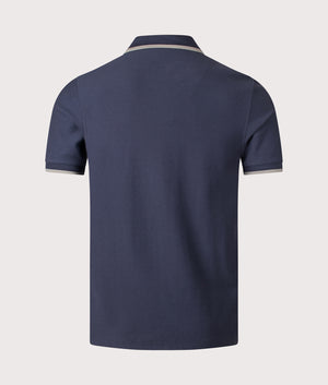 Crepe Pique Polo Shirt. Shot by EQVVS Back shot.