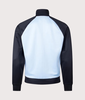 Contrast Sleeve Track Jacket. Shot by EQVVS. Back shot.