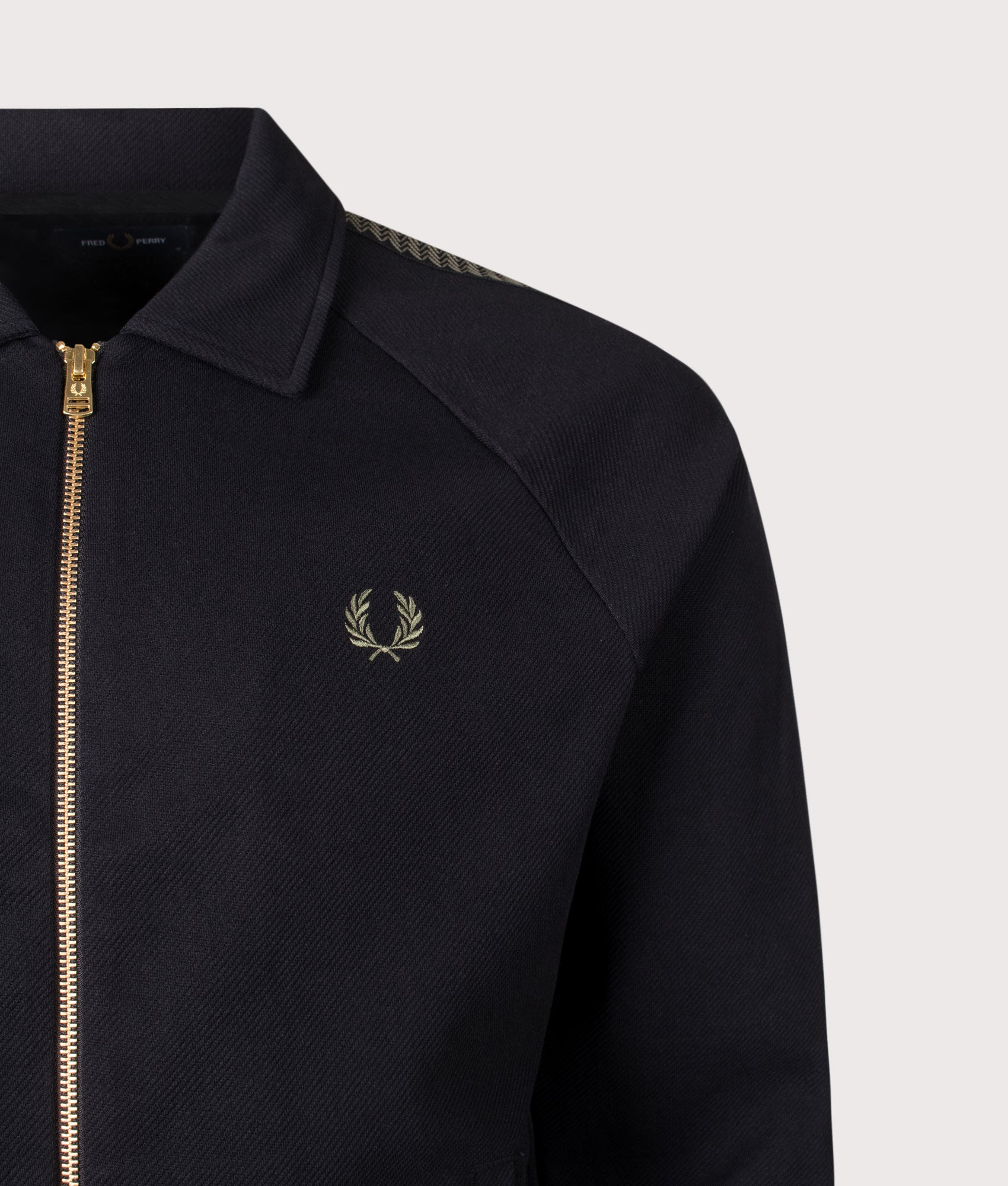 Tennis Grip Taped Track Jacket. Shot by EQVVS. Detail shot.